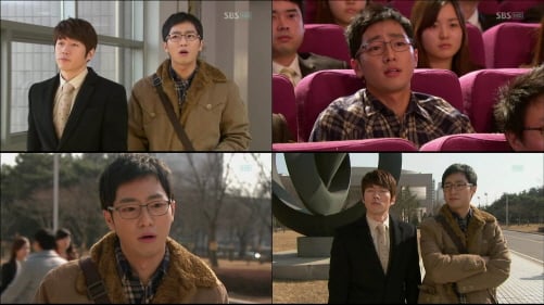 SBS '마이더스'에서 이상엽이 장혁의 친구로 출연하고 있는 모습.
