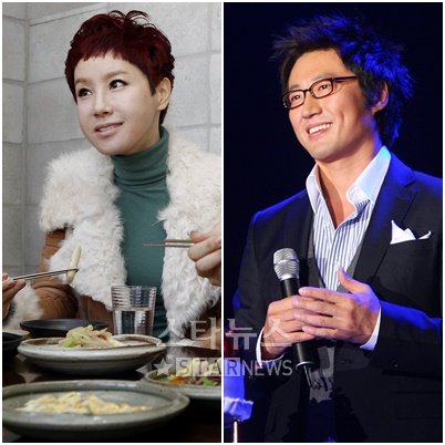 박혜경(왼쪽)과 박신양 ⓒ이명근, 류승희 기자