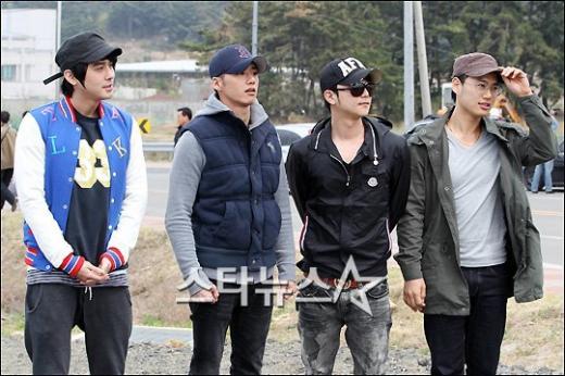 클릭비 김상혁, 오종혁, 우연석, 하현곤(왼쪽부터) ⓒ포항(경북)=임성균 기자