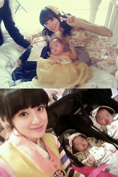 ▲ 이주연과 쌍둥이남매 ⓒ출처=이주연 트위터