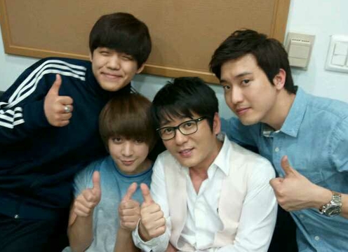 ▲ 황지환, 셰인, 신승훈, 조형우 (왼쪽부터) ⓒ출처=신승훈 미투데이