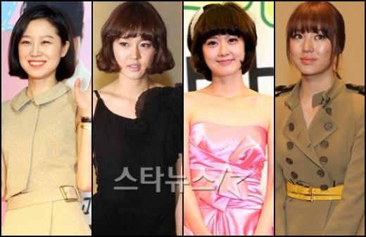 (왼쪽부터)공효진, 성유리, 장나라, 윤은혜 ⓒ사진=스타뉴스