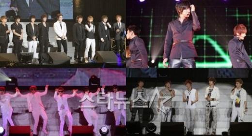 슈퍼주니어 X-5 샤이니 X-5(왼쪽 위부터 시계방향)