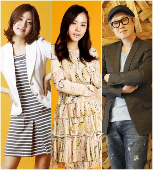 왼쪽부터 강소라, 민효린,강형철 감독 등 영화 '써니'의 3인방. 머니투데이 스타뉴스.