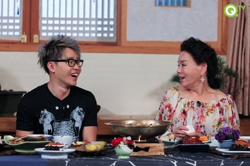 이승환,김수미ⓒ사진=QTV 제공