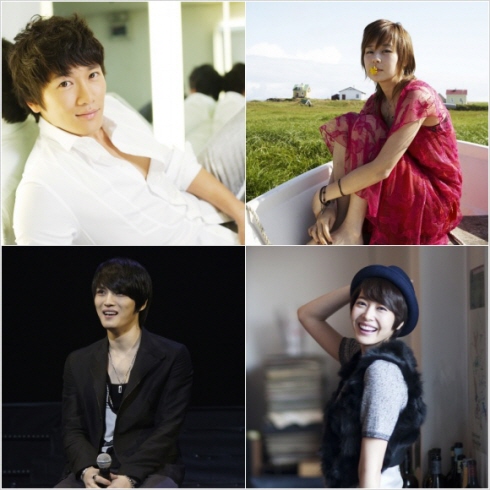 지성 최강희 왕지혜 김재중 (왼쪽위부터 시계방향)