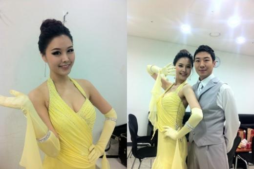 박은지(왼쪽) 박은지와 권순용ⓒ박은지 트위터
