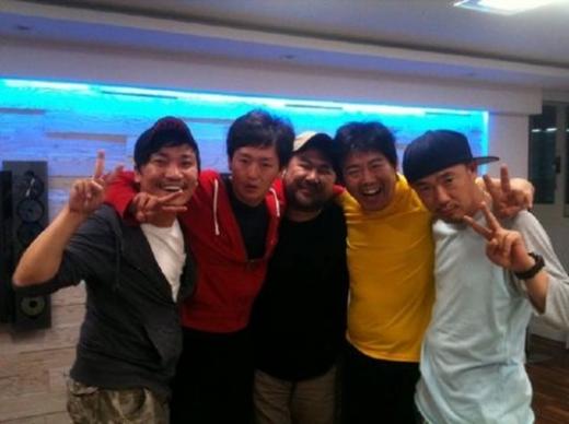 김정태 고창석 성동일 이하늘(왼쪽 두번째 부터)ⓒ김정태 트위터