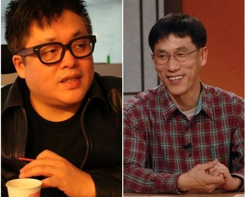 작곡가 김형석(왼쪽)과 문화평론가 진중권