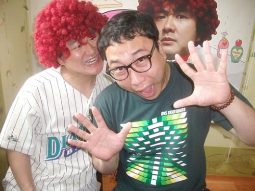 개그맨 노숙자(왼쪽)와 곽한구 ⓒ사진=라이브스타 제공