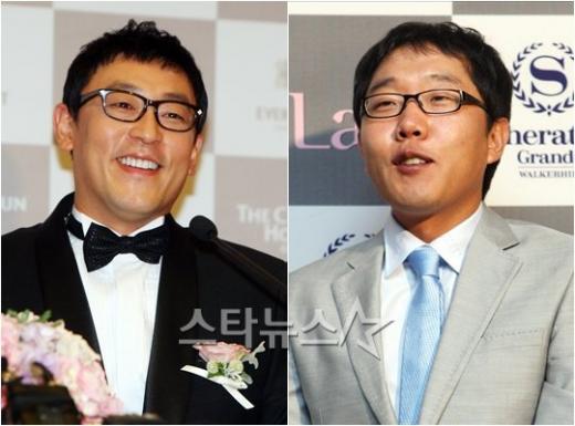 개그맨 이병진(왼쪽)과 김제동 ⓒ사진=스타뉴스