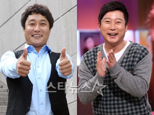 개그맨 김병만(왼쪽)과 이수근 ⓒ머니투데이 스타뉴스