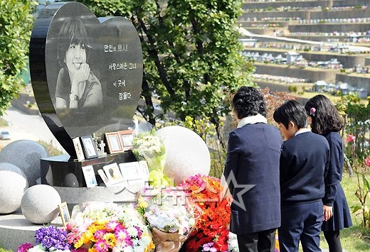 고 최진실 3주기 추모식 ⓒ갑산공원(양평)=이기범 기자