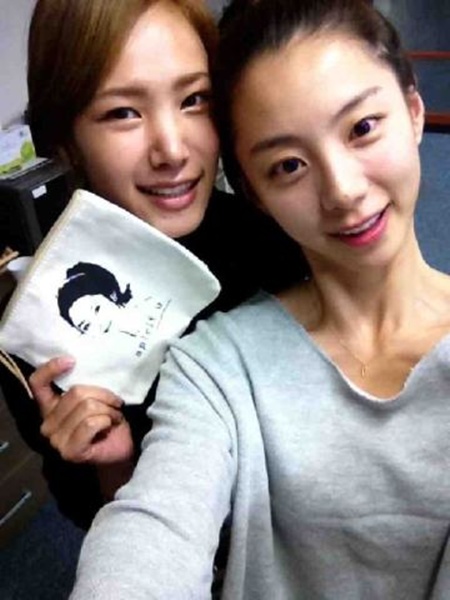 김은정(왼쪽)과 박수진 ⓒ출처= 박수진 트위터