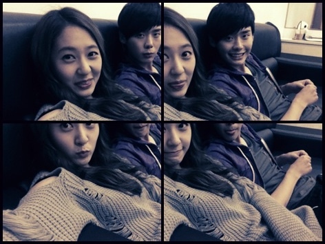 ↑f(x) 크리스탈(왼쪽)과 이종석 ⓒ출처=이종석 미투데이