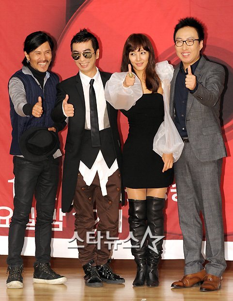 이주노(왼쪽부터), 김정남, 이본, 박명수 ⓒ사진=최준필 인턴기자
