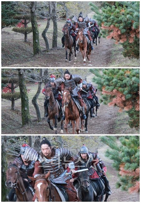 사극 촬영에서 처음으로 실제 말을 타고 달려봤다는 고윤후 ⓒ사진=위드인 엔터테인먼트 제공