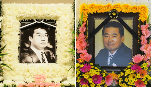 ↑ 일주일 간격으로 유명을 달리한 한국 프로야구 원년스타 최동원 전 한화 2군감독 (왼쪽)과 장효조 전 삼성 2군감독. ⓒ 사진제공 = OSEN
