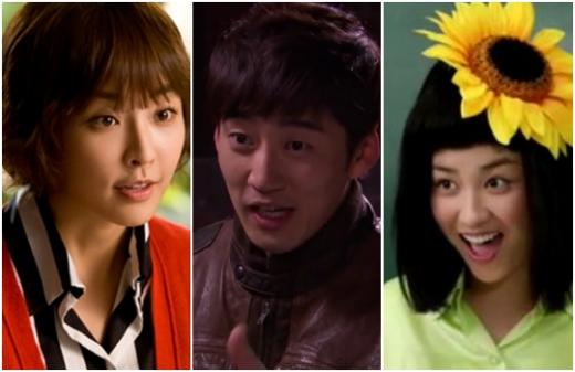 사진 왼쪽부터 '천일의 약속'의 정유미, '하이킥3'의 윤계상, 박하선