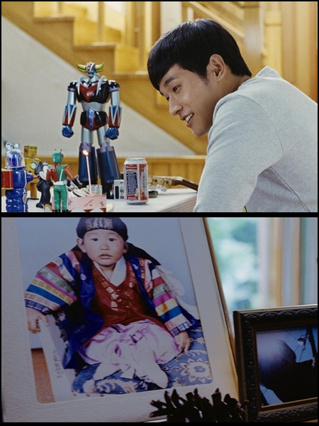 영화 '사물의 비밀'에 등장한 정석원의 돌사진 ⓒ사진=아이엠컴퍼니 제공