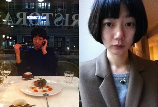 ↑가수 김씨(왼쪽)와 배두나 ⓒ출처=배두나 미니홈피