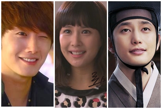 정일우(tvN '꽃미남 라면가게') 조여정(tvN '로맨스가 필요해') 박시후(KBS 2TV '공주의 남자')