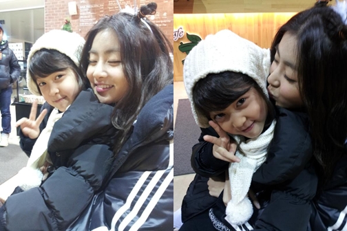 아역배우 안서현과 배우 강소라ⓒ사진=강소라 트위터