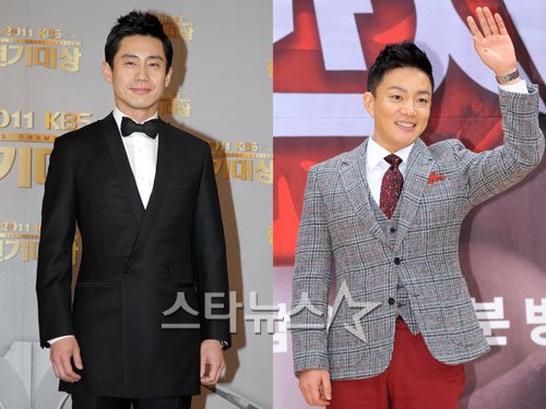 '브레인' 신하균(좌) '샐러리맨 초한지' 이범수(우) ⓒ사진=이기범 기자 최준필 인턴기자