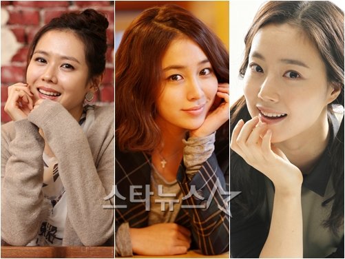 왼쪽부터 손예진 이민정 문채원