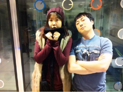 배우 박소현, 1인 밴드 올라이즈밴드 우승민ⓒ사진=박소현 트위터
