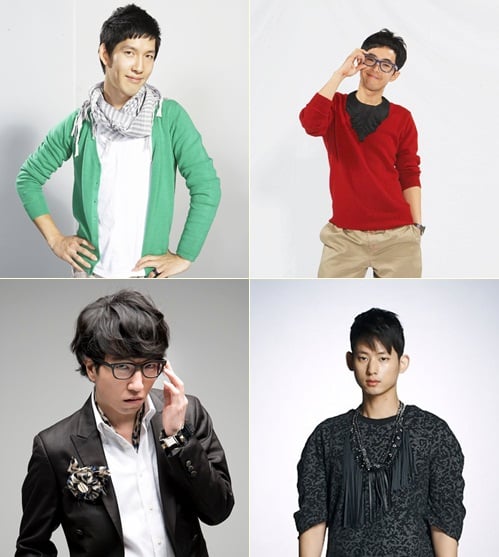 유상욱, 윤춘호, 강성도, 김원식 (왼쪽 위부터 시계방향) <사진='프로젝트 런웨이 코리아'>