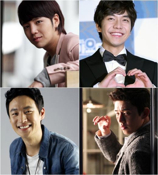 사진 왼쪽 위부터 시계방향으로 장근석, 이승기, 유아인, 이제훈 ⓒ머니투데이 스타뉴스