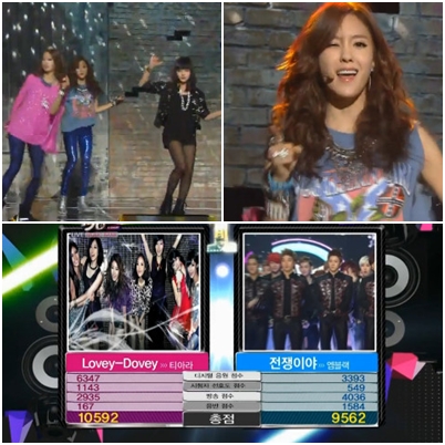 <KBS 2TV '뮤직뱅크' 방송화면>