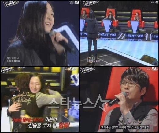 코러스 가수 출신 이은아 <사진=엠넷 '보이스 코리아'>