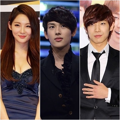 다비치 강민경, 제국의 아이들 임시완, 엠블랙 이준