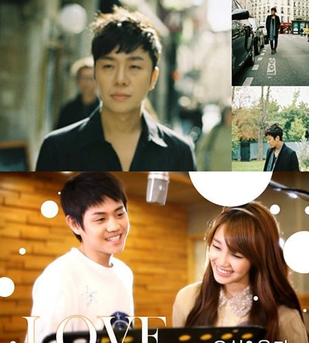 정엽(위)과 양요섭, 정은지