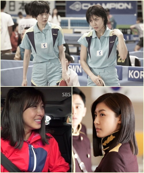 (위)영화 '코리아', (아래 왼쪽) SBS '일요일이 좋다-런닝맨', (아래 오른쪽) MBC '더킹 투허츠'