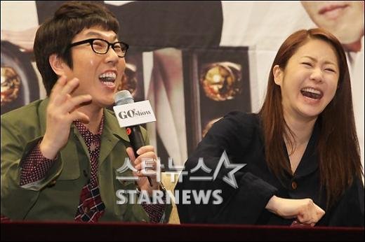 김영철(왼쪽)과 고현정 ⓒ사진= 임성균기자