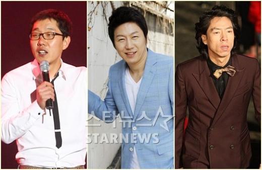 (왼쪽부터)김제동, 김수로, 김C ⓒ사진=스타뉴스