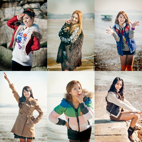 '청춘불패2' G6. 써니 효연 지영 보라 예원 수지(왼쪽 위부터 시계방향) <사진=KBS>