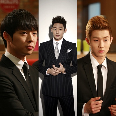 (맨 왼쪽부터) 박유천, 이태성, 최우식 ⓒ출처=SBS