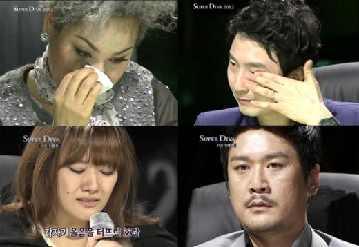 (왼쪽위부터 시계방향) 인순이, 주영훈, JK김동욱, 호란 ⓒ사진=tvN '슈퍼디바' 방송화면