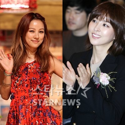 이효리(왼쪽)과 한혜진. ⓒ출처=스타뉴스