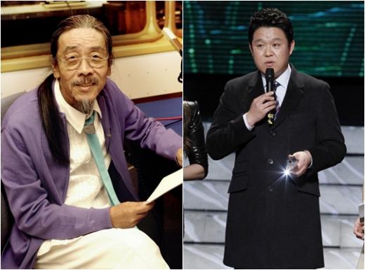 이외수와 김구라. <사진제공=MBC, 머니투데이 스타뉴스>