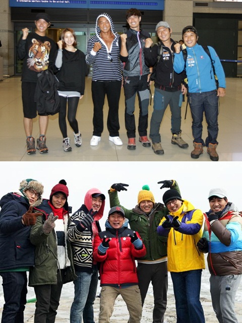 (위쪽부터)'정글의법칙시즌2', '1박2일' 출연진 ⓒ출처=스타뉴스