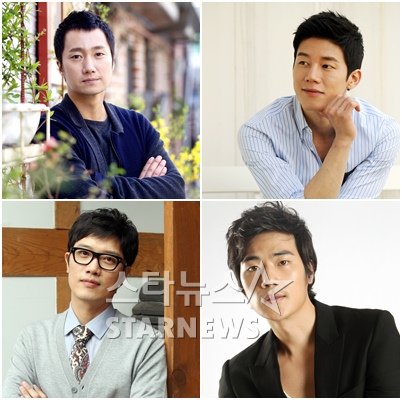 박해일 김무열 김강우 박희순 (왼쪽위부터 시계방향)