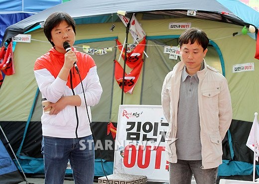 나영석PD(왼쪽)와 홍기호PD ⓒ사진=홍봉진 기자