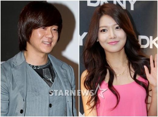 YB 윤도현(왼쪽)과 소녀시대 수영 ⓒ사진=스타뉴스