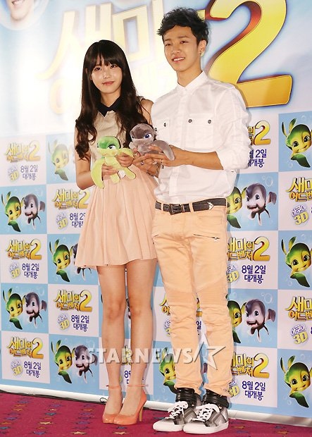 가수 아이유(왼쪽) 비스트 이기광 ⓒ홍봉진 기자