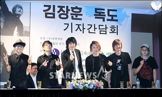 김장훈과 록밴드 피아 ⓒ스타뉴스